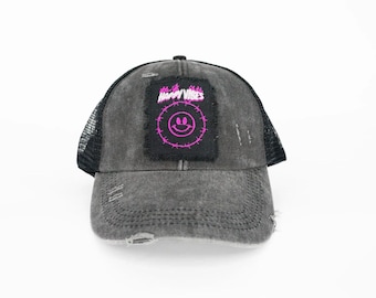 〽️Women Wonderfull  High Ponytail Baseball Cap Trucker Bad Hair Day Adjustable Funky Junque Women main image 2