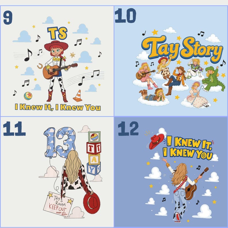 I Knew It I Knew You DTF Transfer, Toy Story 5 Ready To Press bild 6