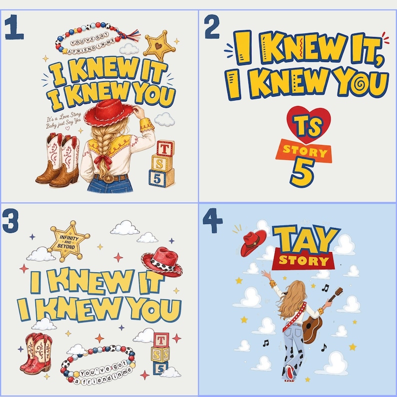 I Knew It I Knew You DTF Transfer, Toy Story 5 Ready To Press bild 8
