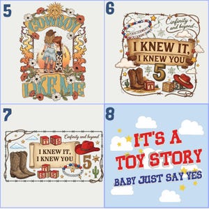 I Knew It I Knew You DTF Transfer, Toy Story 5 Ready To Press bild 7