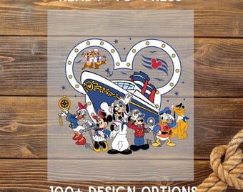 Disney Cruise 2025 personalizado listo para imprimir, transferencia DTF de Minnie y Mickey, impresión DTF de la familia Disney, prensa térmica, DTF de Disneyworld, transferencia para planchar