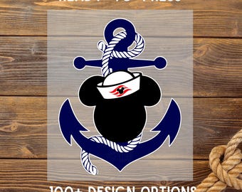 Impresión DTF de Mickey Anchor Cruise, impresión DTF de Disney Cruise Ready to Press, transferencia grupal de crucero a juego, impresión DTF de Disney Family, Disneyworld DTF,
