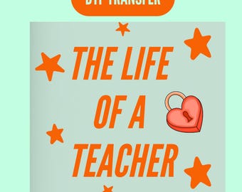 Transferencia de DTF de Teacher Life: Gráfico de la era musical de regreso a clases