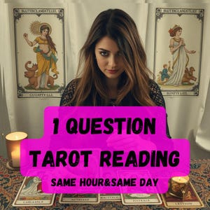 1 Eine Frage Legung, Psychische Legung, Tarot Legung, Genaue Einblicke in Ihre Beziehung, Hellsichtige Legung, Tarot Liebe Legung