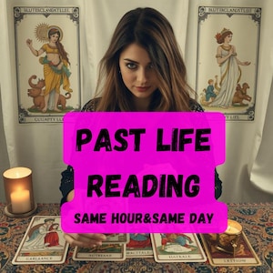 Lectura detallada del tarot de vidas pasadas, lectura psíquica de vidas pasadas, información psíquica precisa, lectura de cartas del tarot, lectura médium de vidas pasadas