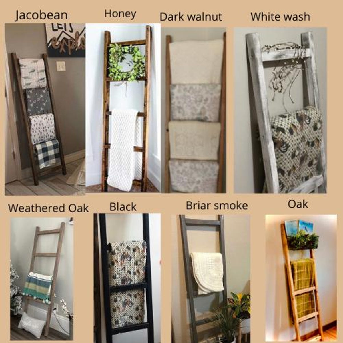 Blanket Ladder, Wood Blanket Ladder, Towel Rack, 5ft Ladder, 4ft Ladder, 6ft Ladder, Free Shipping - Etsy