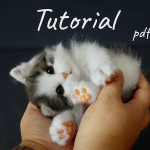 Tutorial Realistic kitten 8 inches