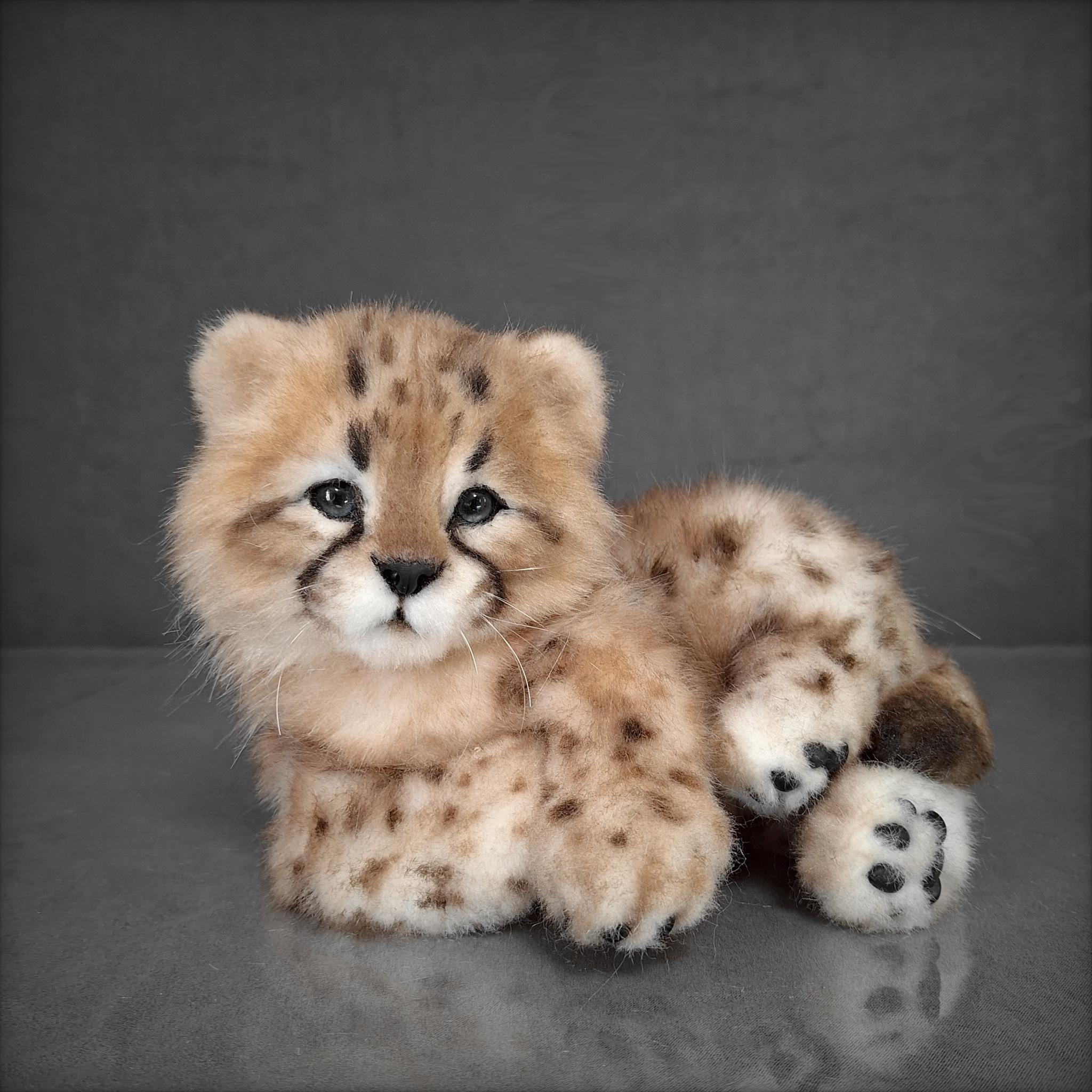 チーター リアルなおもちゃ ぬいぐるみ ぬいぐるみ - Etsy 日本