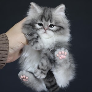 Realistic kitten  toy, Stuffed Animal, Plush toy