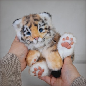 Realistic toy tiger cub Plush toy
