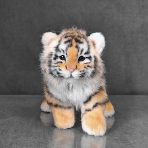 Realistic toy tiger cub Plush mobile toy