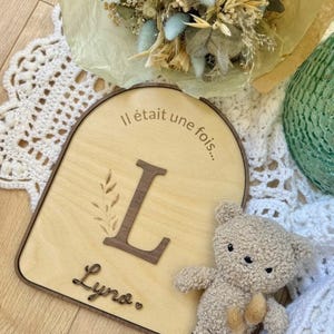 décoration en bois pour chambre enfant ou bébé personnalisée avec le prénom