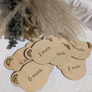 carte étape nounours / ourson pour léopard