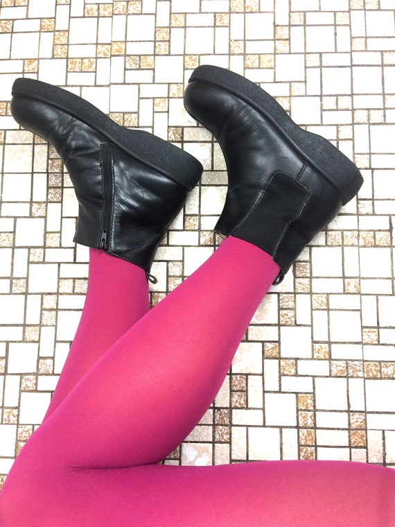 gap black ankle boots