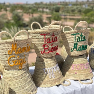 Borsa per addio al nubilato personalizzata con nome, Borsa per damigella d'onore Borsa per addio al nubilato con nome, Borsa per gli ospiti del matrimonio con nome, Borsa per cestino con nome