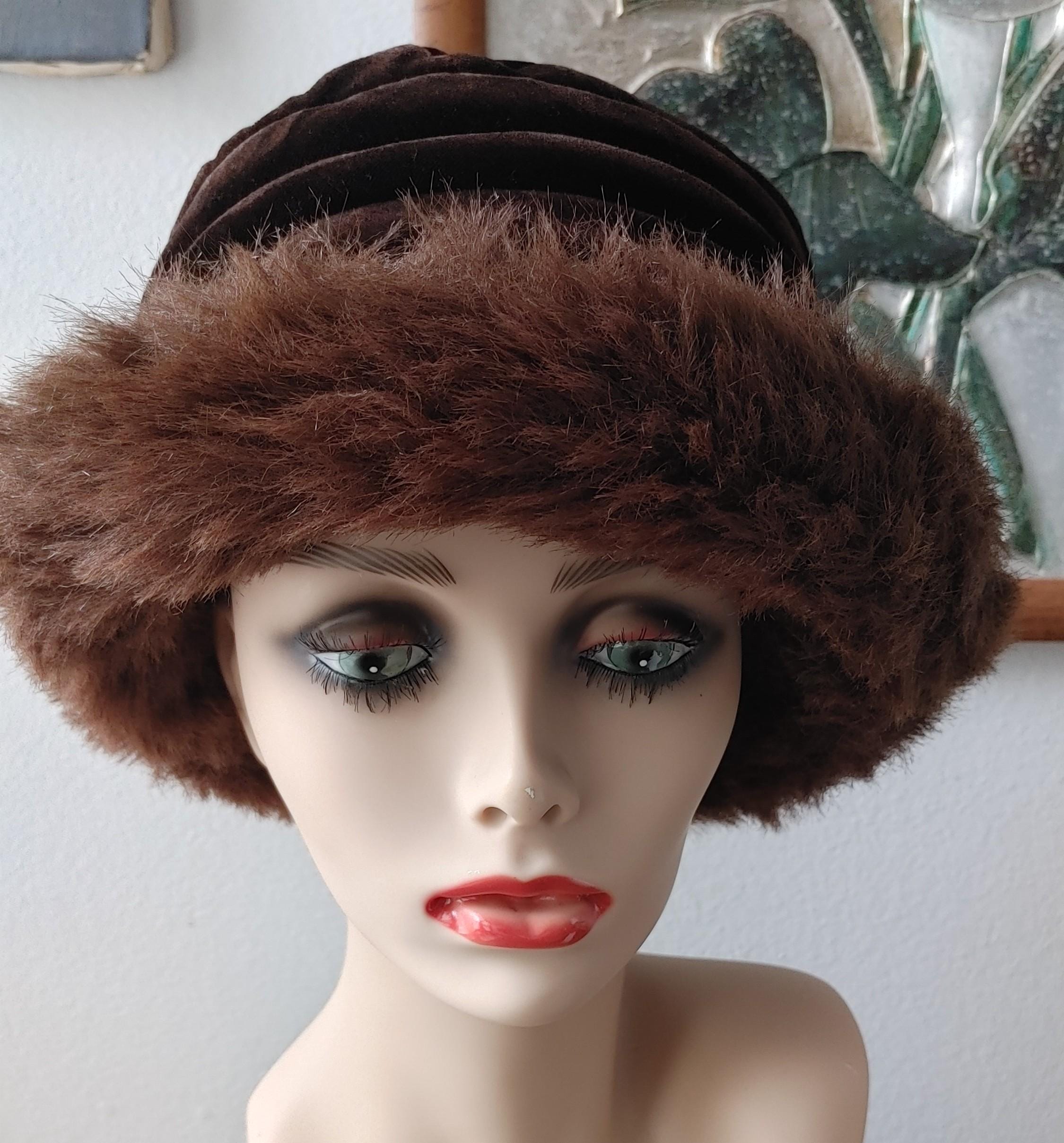 Vintage Betmar Elegant Brown‎ Fur Hat and Scarf Set Betmar Fur Hats for Women for sale | eBay main image 4