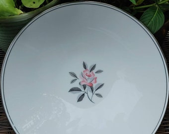 Noritake "Rosales" #5790 Platinum Leaves, Cup Saucers Pink Rose 