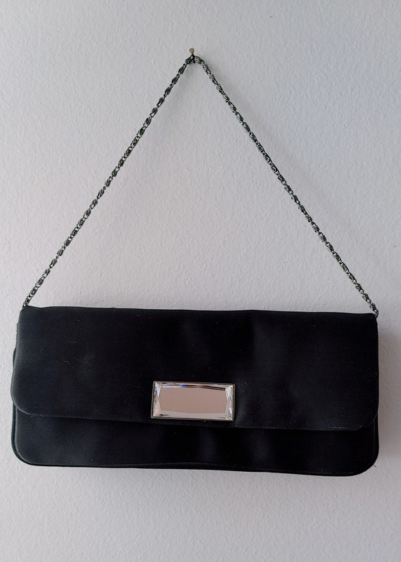 Beautiful Kate Landry black purse or clutch very w