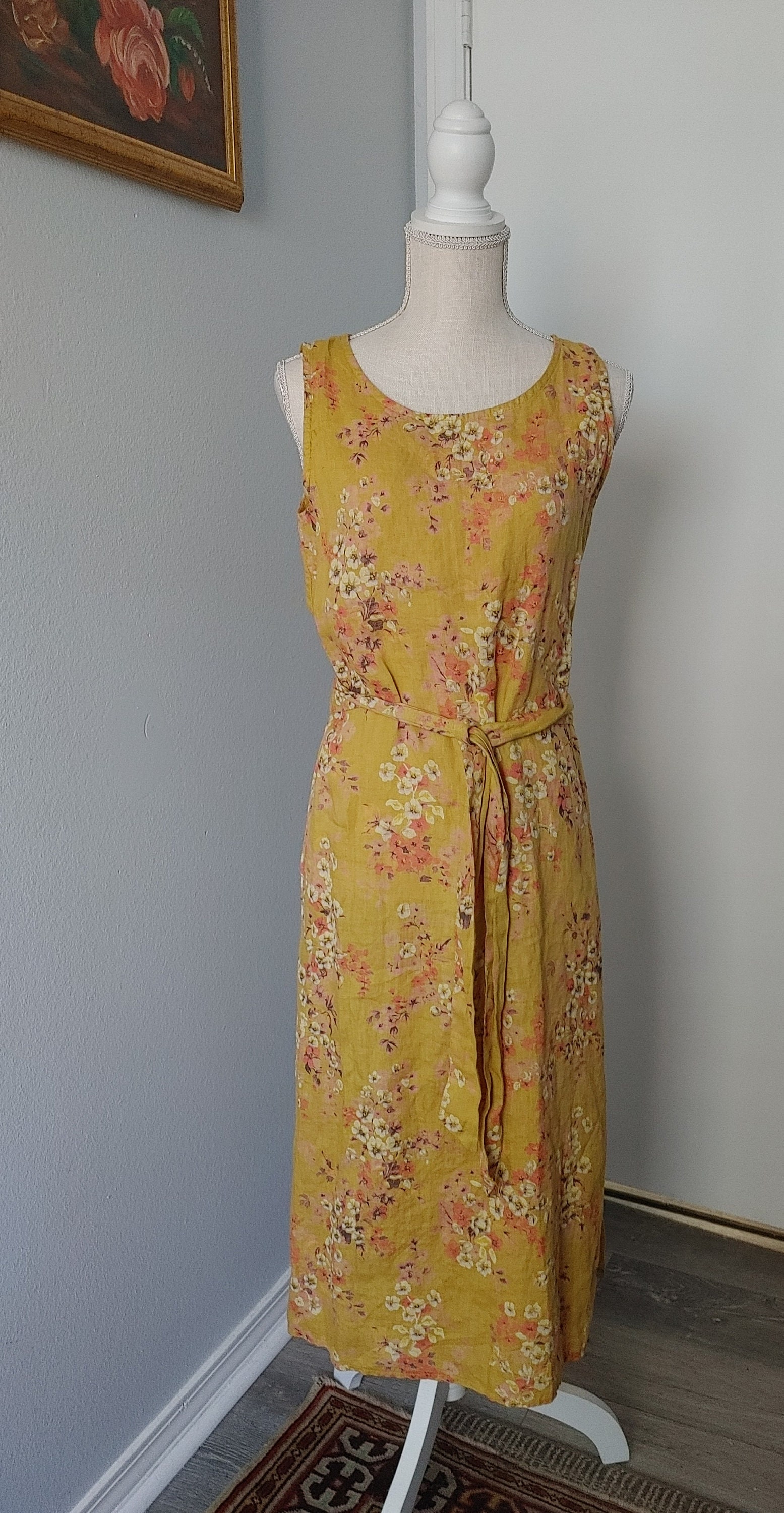 knee length dresses for ladies Valentina Linen Dress – Sunday St Tropez