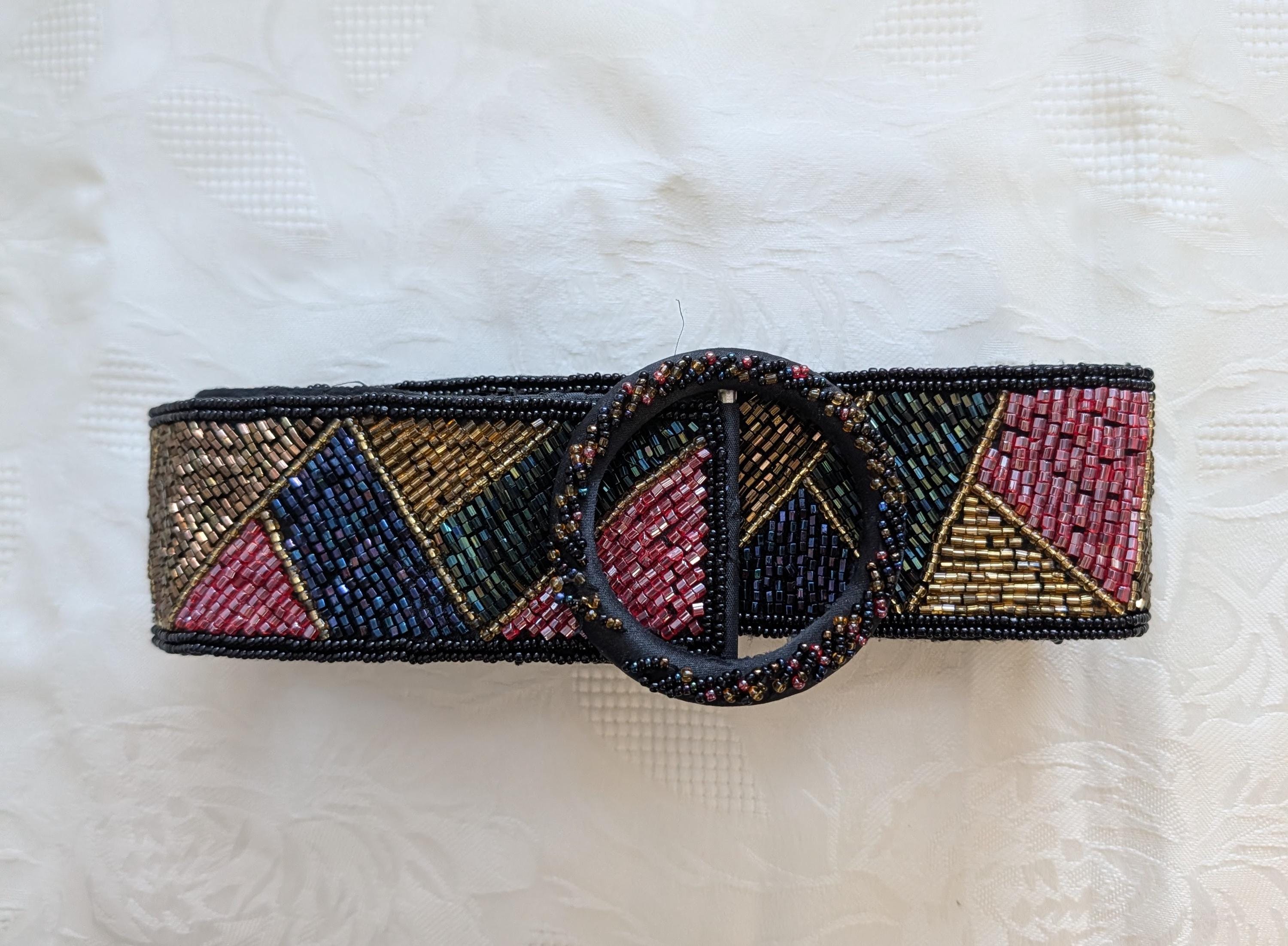 1980s Beaded Belt - Etsy display picture 2