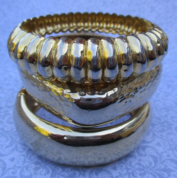 White Vintage Glass Bangle Bridesmaids Gifts Bridesmaids. Stone Bangle Vintage Bangle Gold Bangle