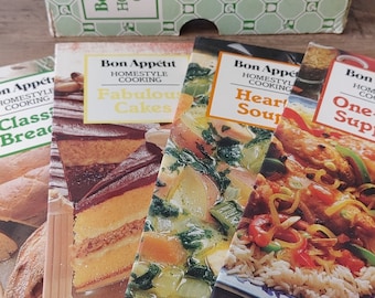 Vintage Bon Appetite homestyle cooking booklets 1987 collection small cookbooks