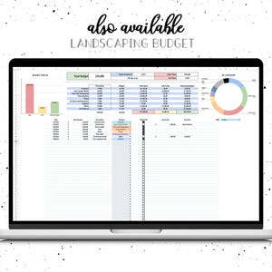 Easy Home Renovation Spreadsheet Template - Etsy - Luxury Apartment Renovation Water Conservation Spreadsheets Online