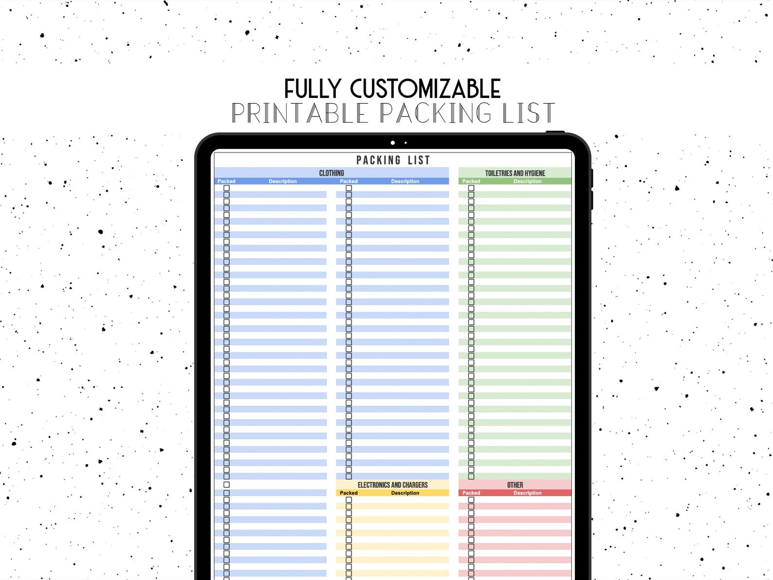 Vacation Budget Spreadsheet Template Etsy Vacation Budget Spreadsheet Template Etsy