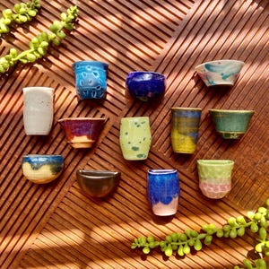 Mini Pot Magnets, Wheel Thrown Pottery Planter Magnets
