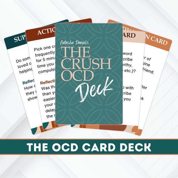 OCD Card Deck: CBT Therapy, Mental Health Tool