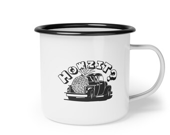 Camping Cup - Island Vibes Mug for Camping and Outdoor Adventures, Hawaiian vibes, 12oz