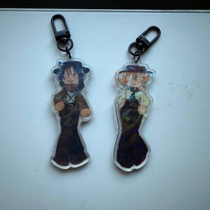 Chibi Outlaw - Keychains Jack and Sadie