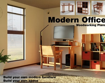 Modern Office Furniture Plans - Build your own furniture