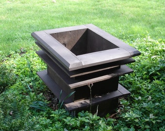 DIY Craftsman Style Planter Box Woodworking Plan