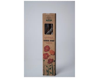 Natural Sandalwood Masala Incense - Calming and Grounding Incense for Meditation, Yoga & Relaxation