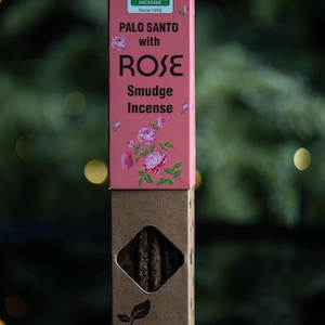 Rose Incense Sticks | Handmade Natural Incense Sticks | Eco-Friendly Aromatherapy | Perfect for Meditation, Relaxation