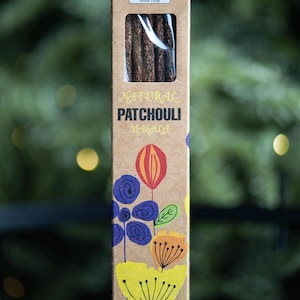 Patchouli Incense Sticks | Handmade Natural Incense Sticks | Eco-Friendly Aromatherapy | Perfect for Meditation, Relaxation