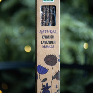 Lavender Incense Sticks | Handmade Natural Incense Sticks | Eco-Friendly Aromatherapy | Perfect for Meditation, Relaxation