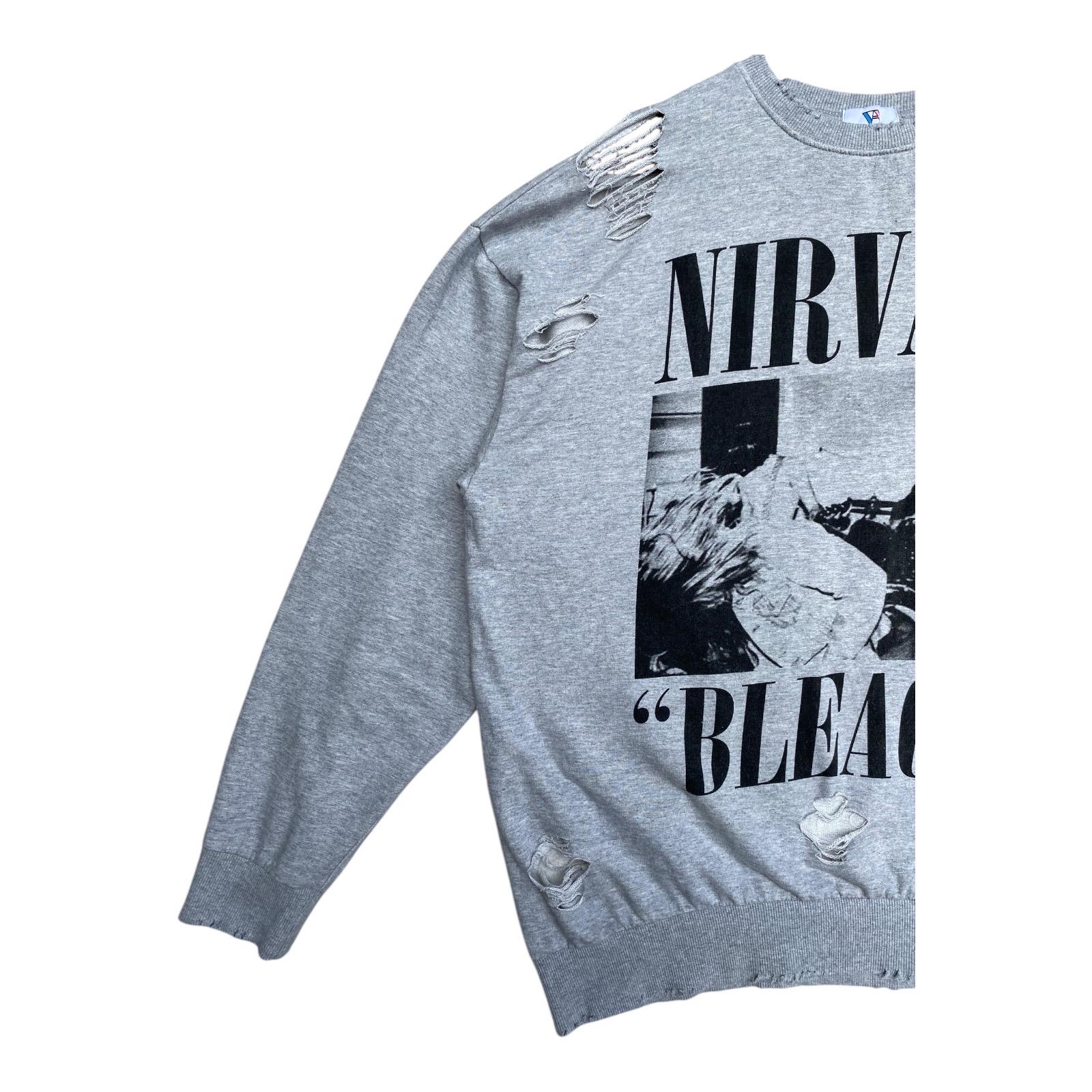 Vintage Nirvana Bleach Sweatshirt Volcan Aphrodite Japan Factory