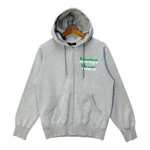 Japanese Brand Super Lover Women Hoodie Big Logo Spellout Pullover Jumper Size Medium