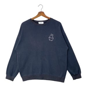 Cartoon Miffy Sweatshirt Pullover Jumper Crewneck Size L