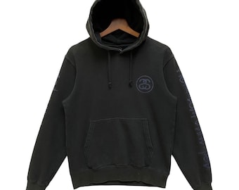 Vintage Stussy x Beauty Youth Hoodie Black Small Size Streetwear Japanese Market