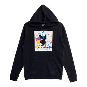 Playboy Hoodie Big Logo Pullover Jumper Size L