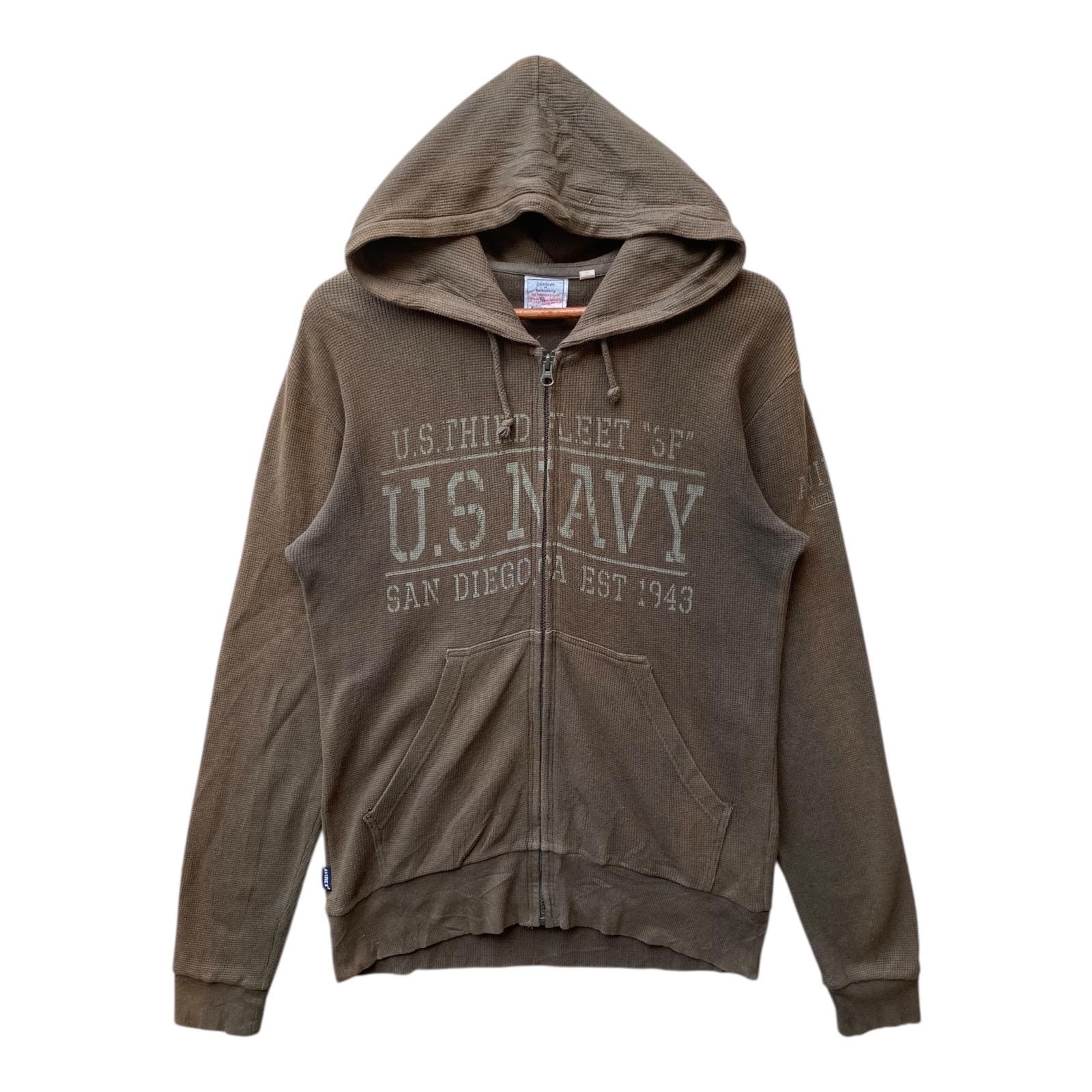 WEB&DEPOT限定》USS FORT SNELLING ZIPUP HOODIE | AVIREX