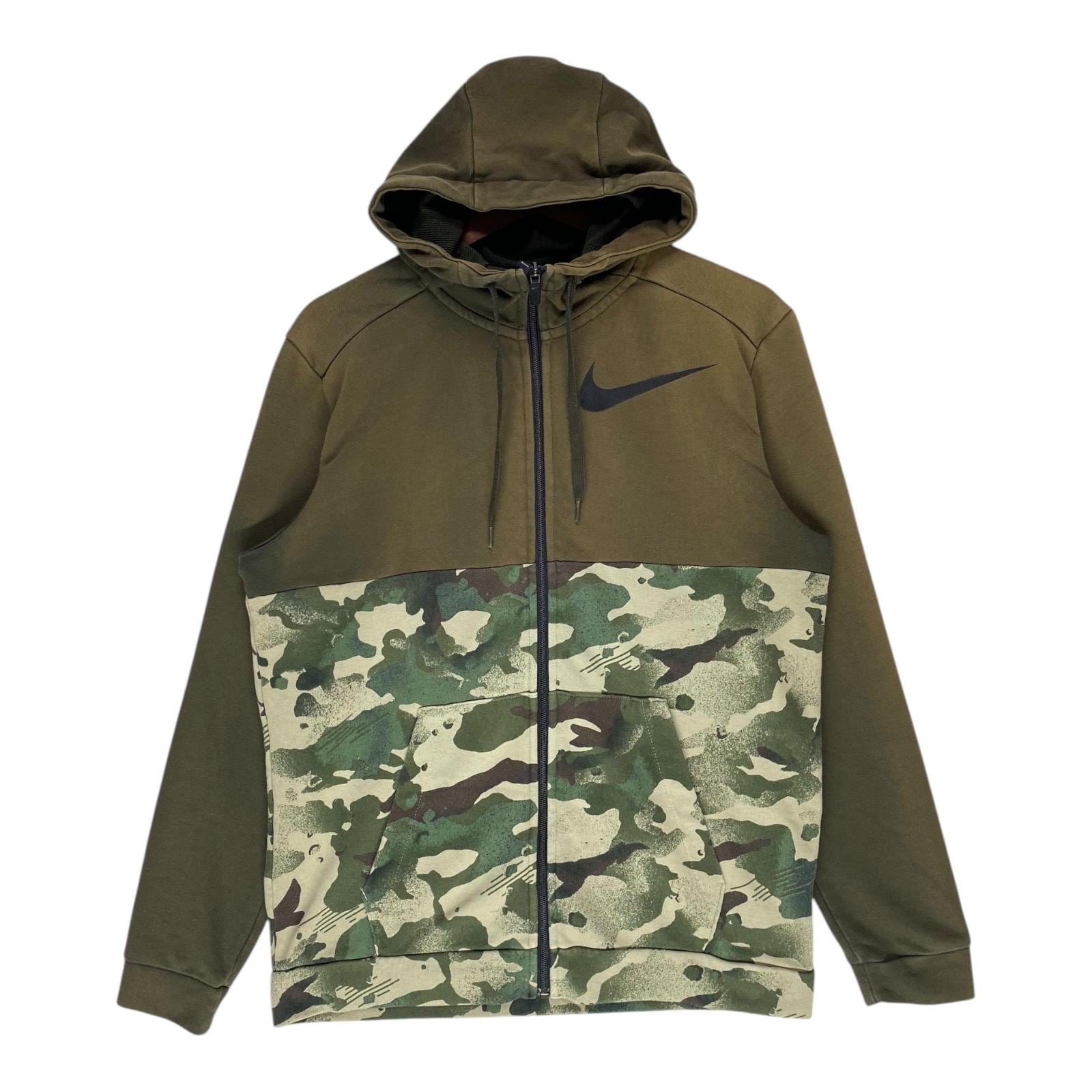 nike dri fit camo sweatshirt