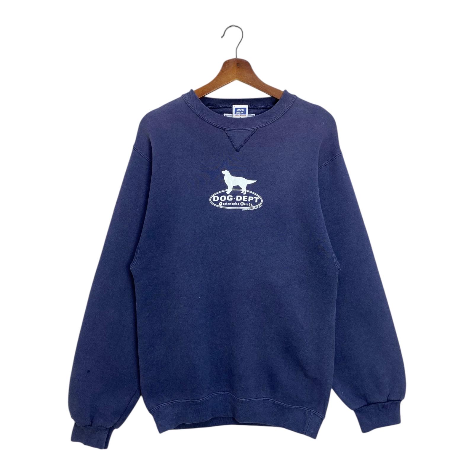 Vintage Dog Dept Santa Monica Sweatshirt, Made in USA, Size Small 