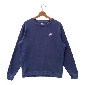 Vintage Nike Sweatshirt Embroidery Logo Pullover Jumper Crewneck Size XL