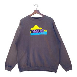 Vintage Stussy Spellout Pullover Jumper Crewneck Made In USA Size M