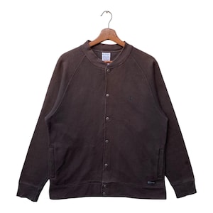Vintage Columbia Sweater Button Up Pocket Outdoor Size L