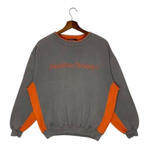 Vintage Benetton Formula 1 Racing Team Sweatshirt Spellout Pullover Jumper Size L